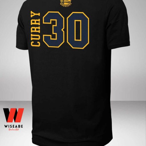 Cheap Number 30 Golden State Warriors Steph Curry Black Shirt Jersey