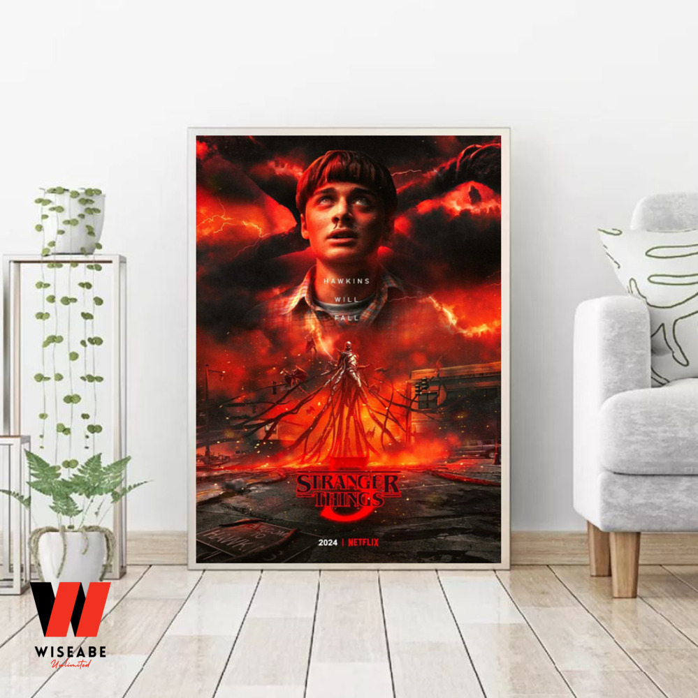 Stranger Things 5 Hawkins Will Fall Final Season 2024 Home Decor