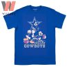 Cheap Disney And Royal Blue Dallas Cowboys Shirt, Dallas Cowboys Merch