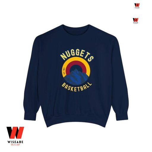 Cheap NBA Basketball Denver Nuggets Crewneck Sweatshirt Womens