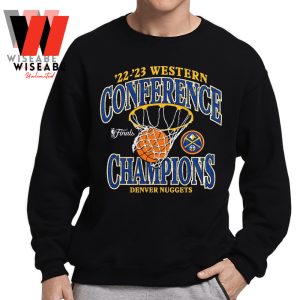 Cheap NBA Playoffs 2023 Denver Nuggets Western Conference Champions Shirt 