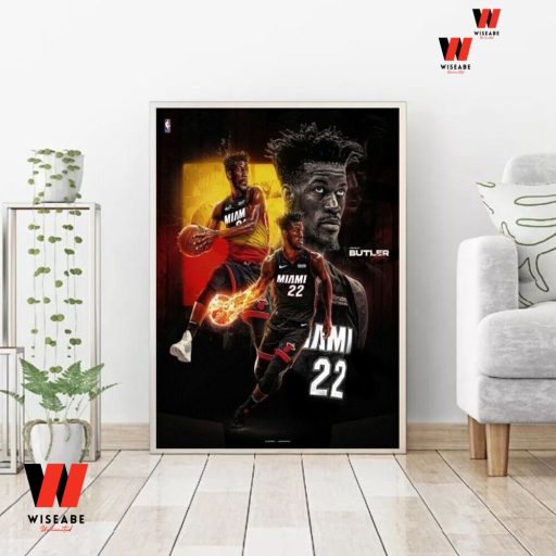 Cheap NBA Miami Heat Number 22 Jimmy Butler Poster Bedroom Decor