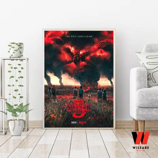 Cheap Stranger Things Season 5 Poster, Best Stranger Things Gifts