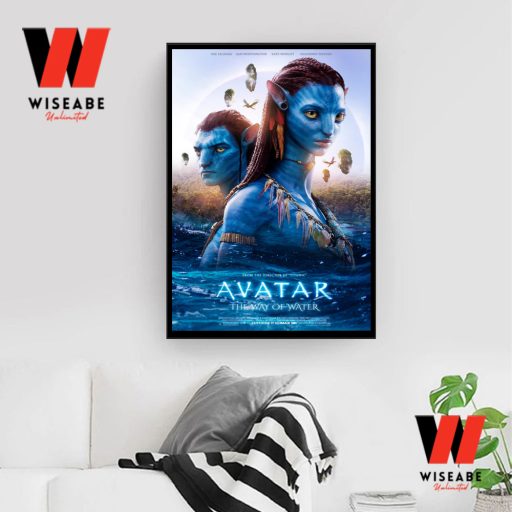 Hot Neytiri And Jake Sully Avatar The Way Of Water Movie Poster
