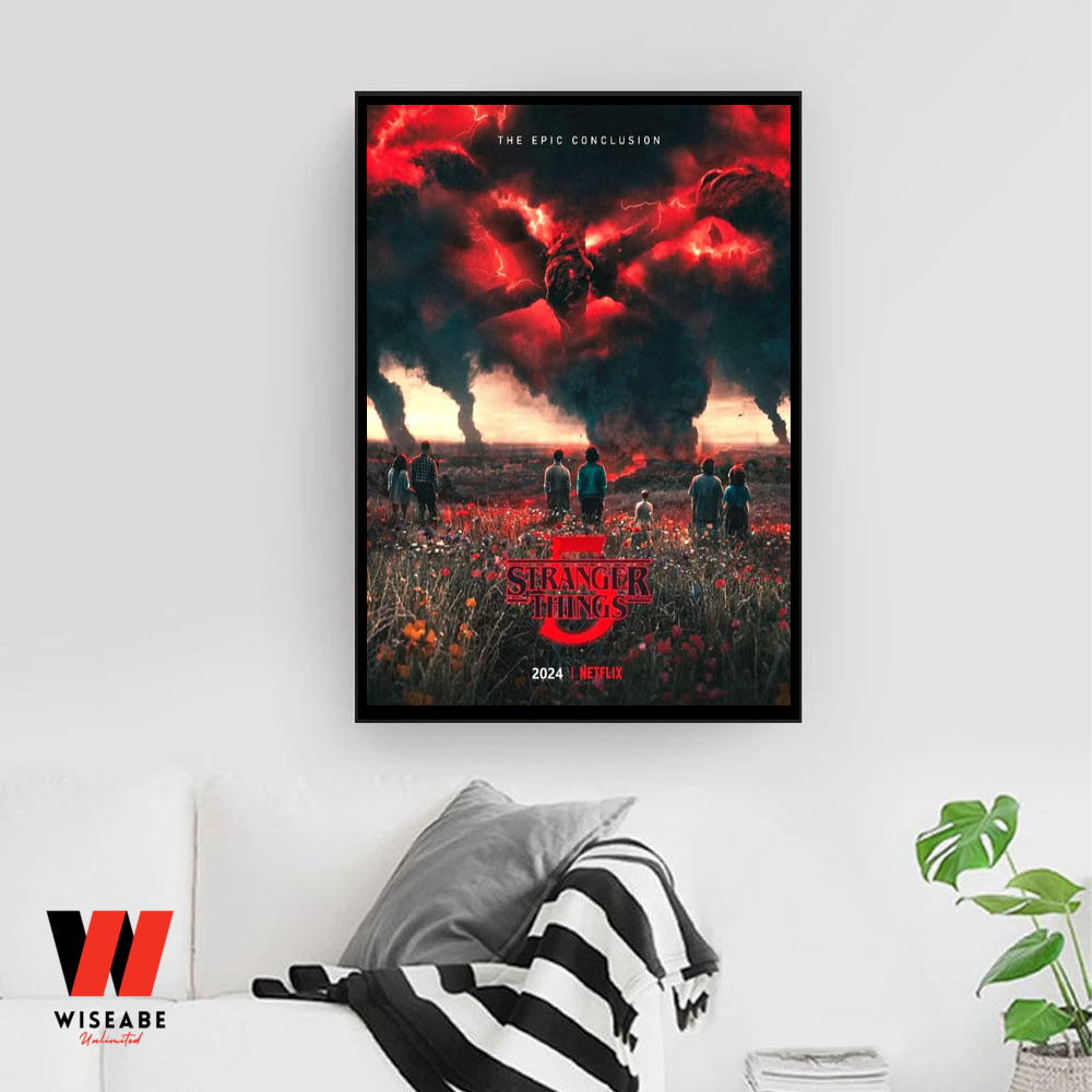 Stranger Things Season 5 Poster Final Season Poster Canvas –