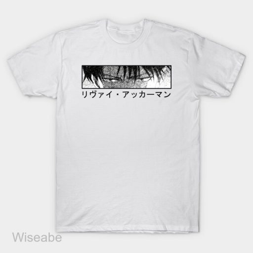 Attack on Titan Levi Ackerman Eye T-Shirt, attack on titans merch