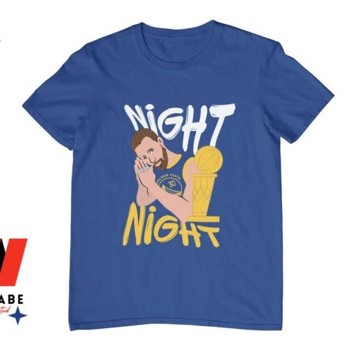 Cheap NBA Golden State Warriors Stephen Curry Night Night T Shirt