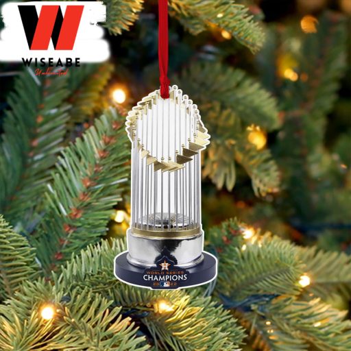 The Commissioner’s Trophy MLB World Series Champion Houston Astros Champs 2022 Christmas Ornament