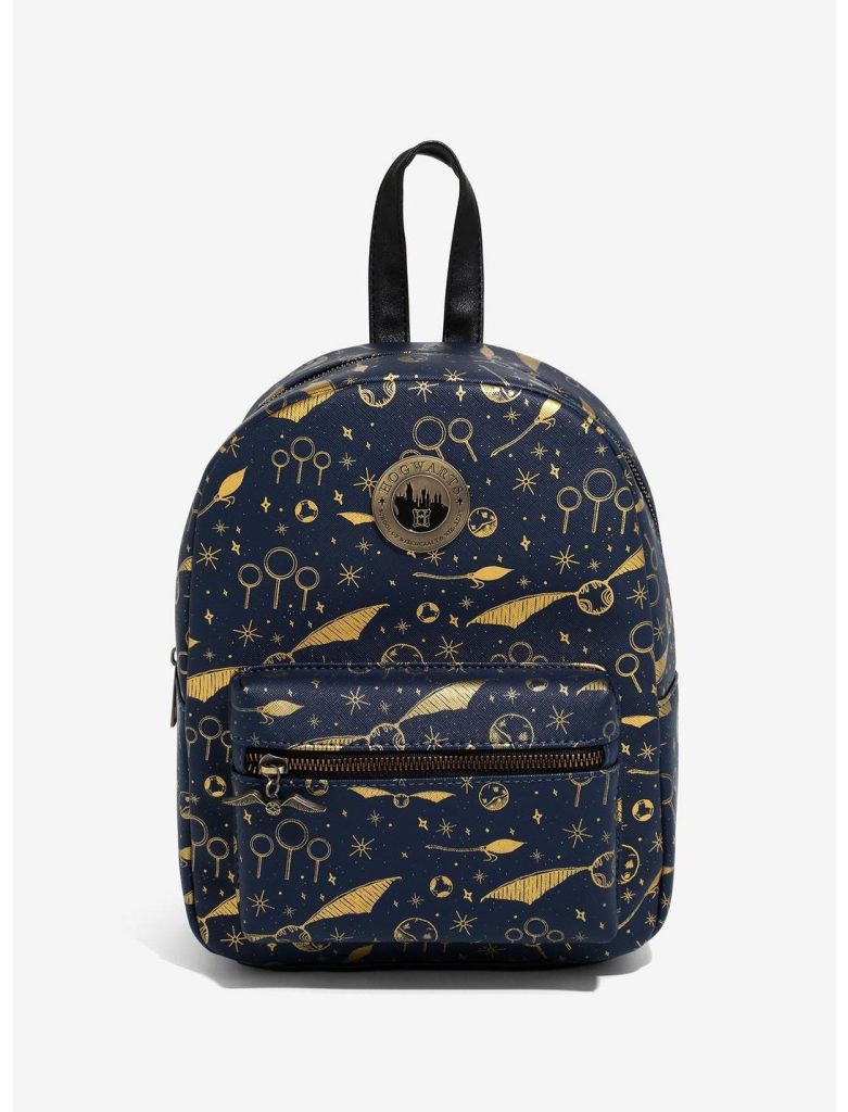 Harry Potter Harry Potter Navy And Gold Quidditch Mini Backpack