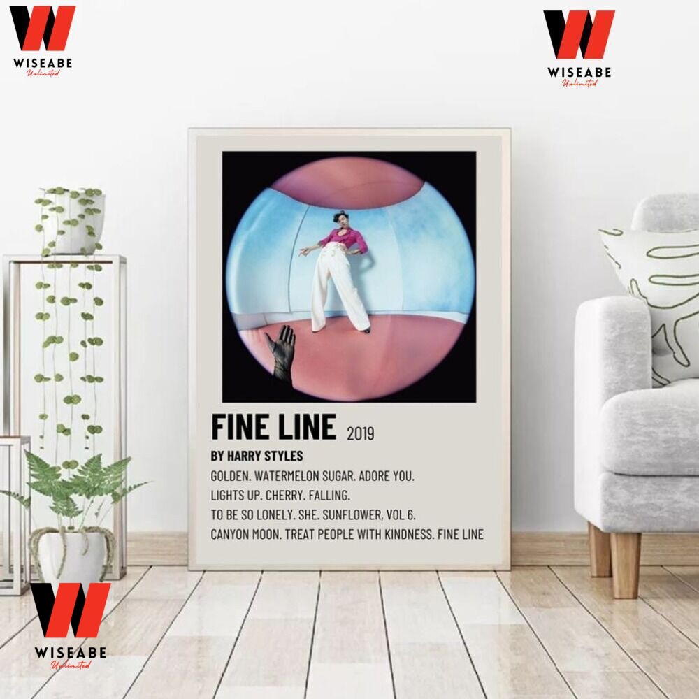 Harry Styles Fine Line Tracklist Poster , Gifts For Harry Styles Fans ...