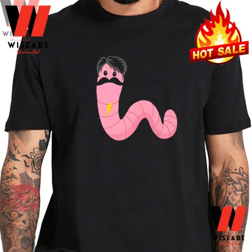 Funny Pink Worm With A Mustache Tom Sandoval T Shirt, Tom Sandoval T Shirt Comment
