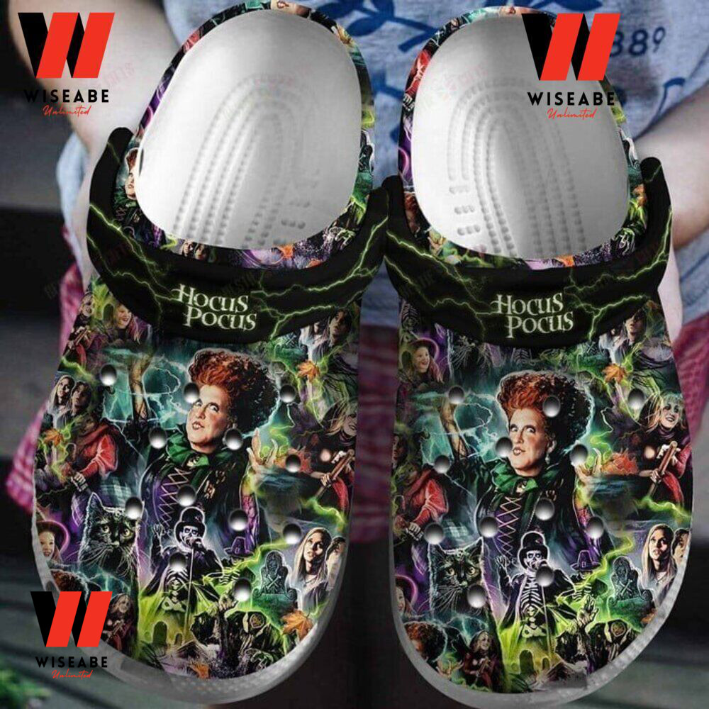 Horror Hocus Pocus Sanderson Witches Halloween Crocs, Halloween Gifts For Adults