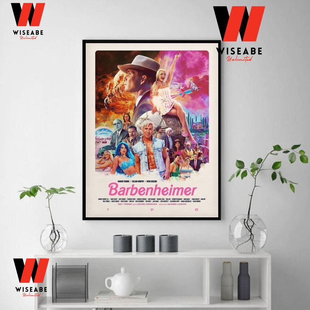 Hot Barbenheimer Poster - Wiseabe Apparels