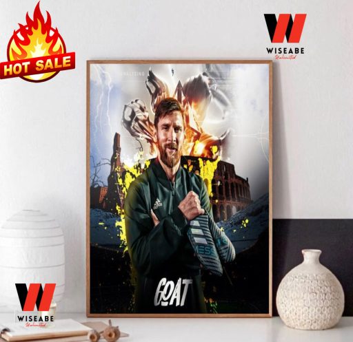 Hot Football Messi Goat Poster