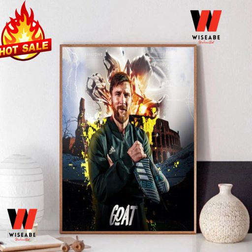 Hot Football Messi Goat Poster