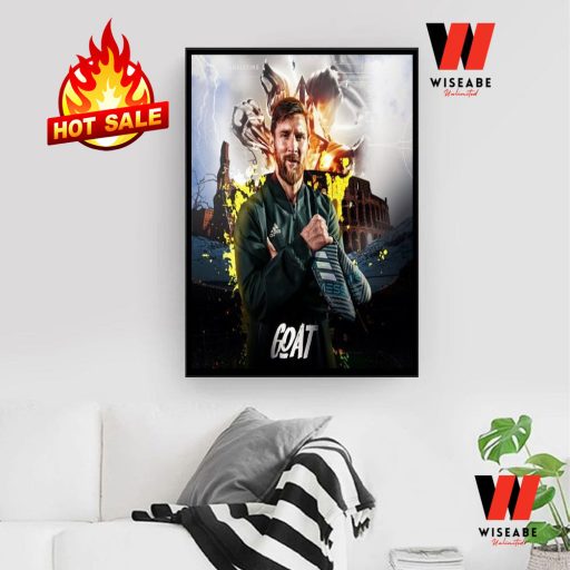 Hot Football Messi Goat Poster