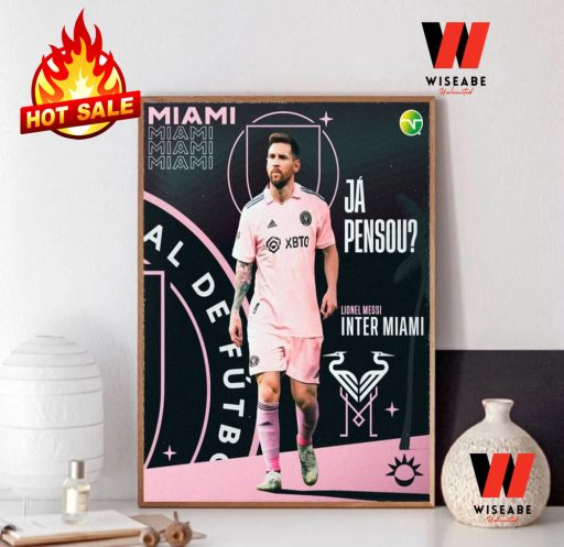 Hot Inter Miami Messi Poster Wall Art