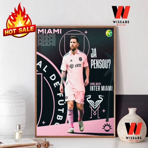 Hot Inter Miami Messi Poster Wall Art