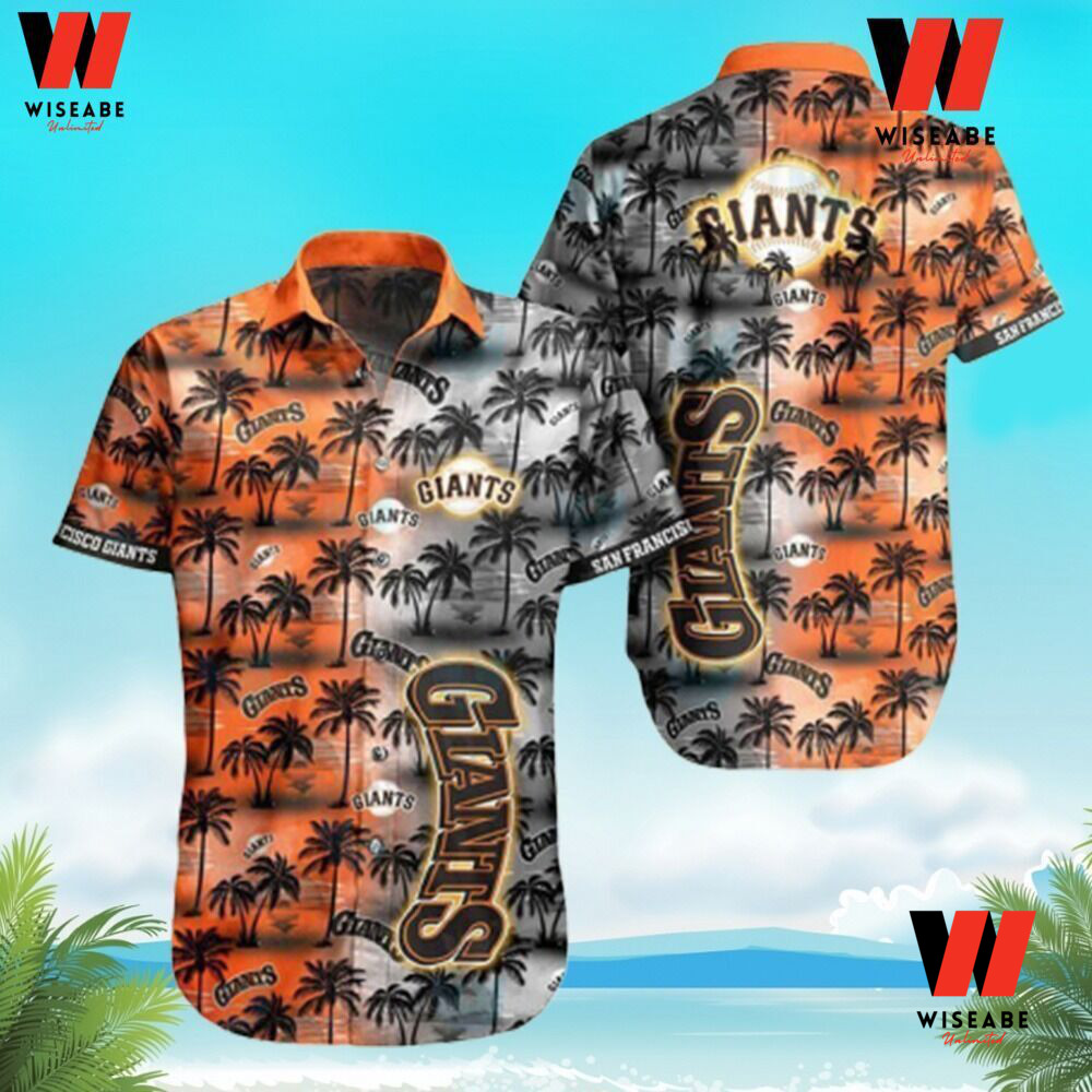 San Francisco Giants Aloha Mlb Orange Hawaiian Shirt For Men And Women