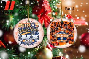 Christmas MLB Baseball Houston Astro World Series Champions 2022 Ornament