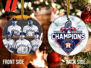 Cheap Houston Astro World Series 2022 Ceramic Christmas Ornament