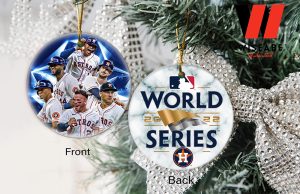 Houston Astro World Series 2022 Ceramic Christmas Ornament
