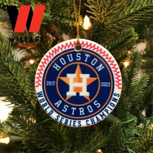 Houston Astro Ceramic Christmas Ornament