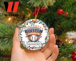 Christmas MLB Baseball Houston Astro World Series Champs 2022 Ornament