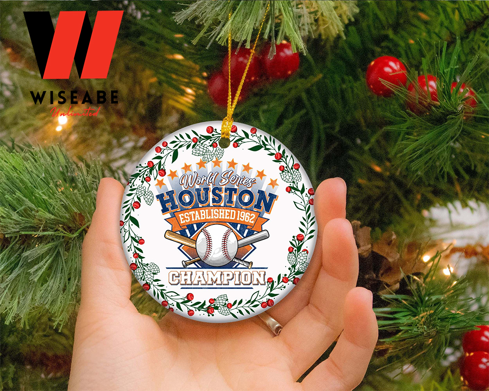 Christmas MLB Baseball Houston Astros World Series Champs 2022 Ornament