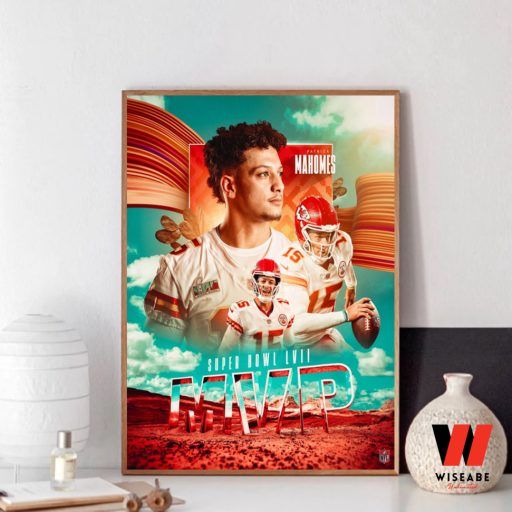 Patrick Mahomes MVP Kansas City Chiefs Super Bowl LVII 2023 Champions Poster