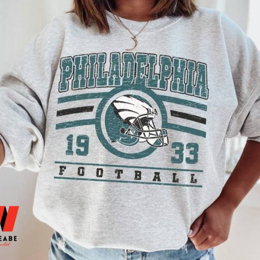 Retro Philadelphia Football 1933 Helmet Crewneck Sweatshirt