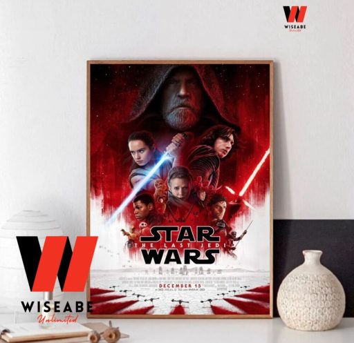 Star Wars The Last Jedi Poster Wall Art, Star Wars Father’s Day Gifts