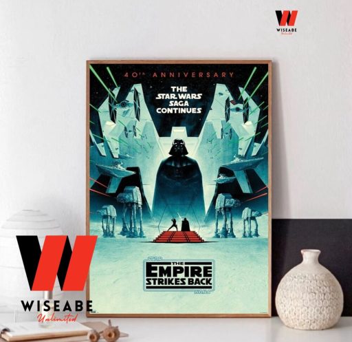 Star Wars Return Of The Jedi Empire Strikes Back 40th Anniversary Poster Home Decor