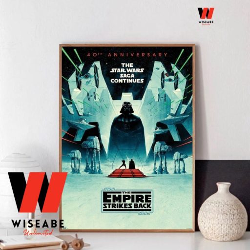 Star Wars Return Of The Jedi Empire Strikes Back 40th Anniversary Poster Home Decor