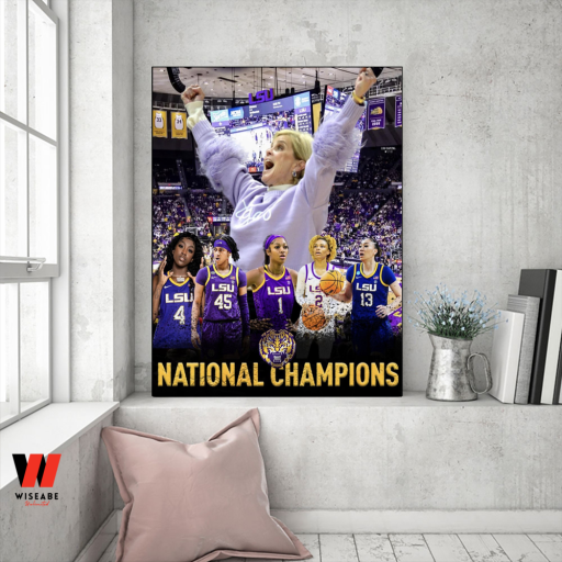 Hot Basketball NCAA Lsu National Championship 2023 Poster