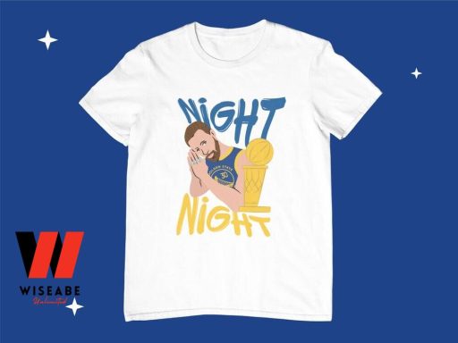 Cheap NBA Golden State Warriors Stephen Curry Night Night T Shirt, Cheap Steph Curry Merchandise