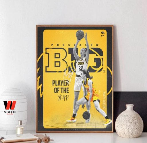 Hot Big 10 Basketball Iowa Hawkeyes Caitlin Clark Poster