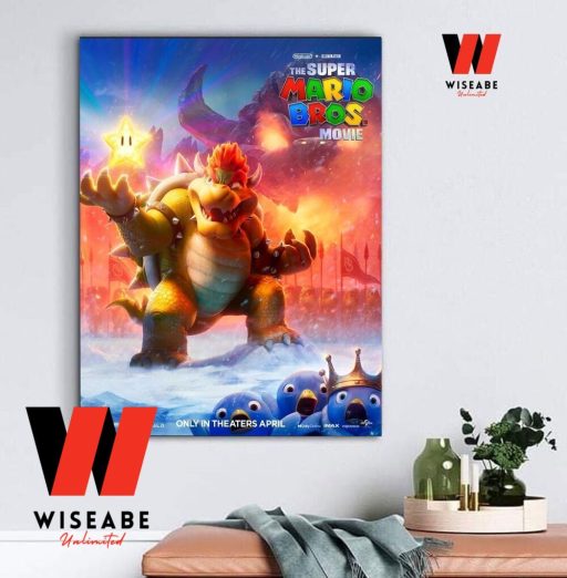 Hot Bowser Mario Bros Movie Poster Wall Art