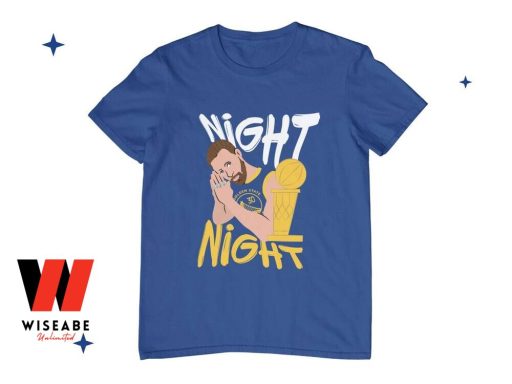 Cheap NBA Golden State Warriors Stephen Curry Night Night T Shirt, Cheap Steph Curry Merchandise