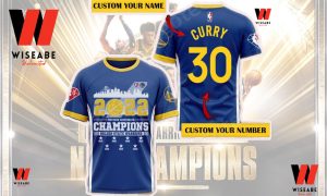 Customized Name NBA Basketball Golden State Warriors Champion 2022 Shirt