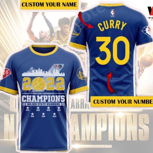 Customized Name NBA Basketball Golden State Warriors Championship 2022 Shirt