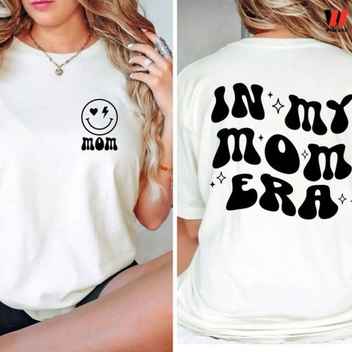 Vintage Smile Face In My Mom Era T Shirt , Cheap Gifts For Mom