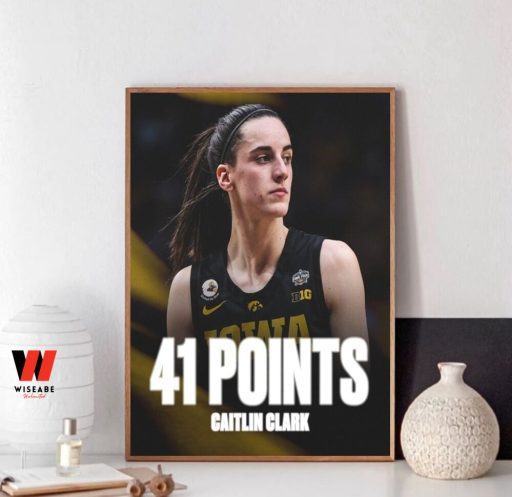 Big 10 Iowa Hawkeyes Basketball Caitlin Clark Poster