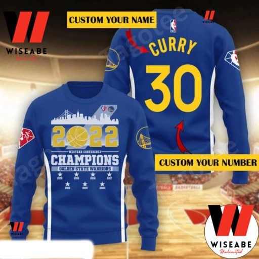 Customized Name NBA Basketball Golden State Warriors Championship 2022 Sweatshirt