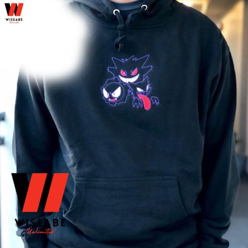 Embroidered Gengar Haunter Gastly Nike Pokemon Hoodie, Pokemon Merchandise