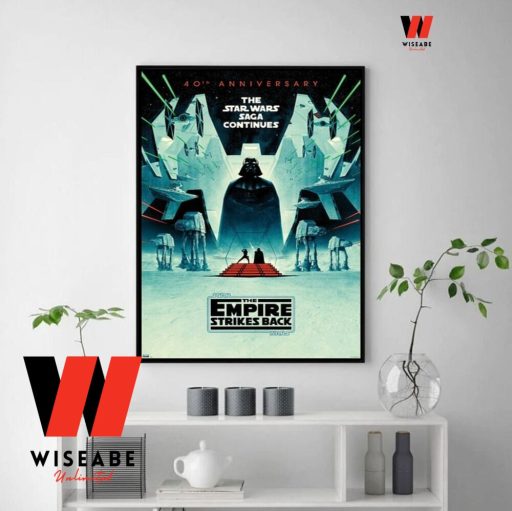 Star Wars Return Of The Jedi Empire Strikes Back 40th Anniversary Poster Home Decor