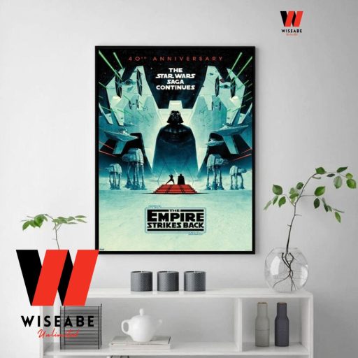 Star Wars Return Of The Jedi Empire Strikes Back 40th Anniversary Poster