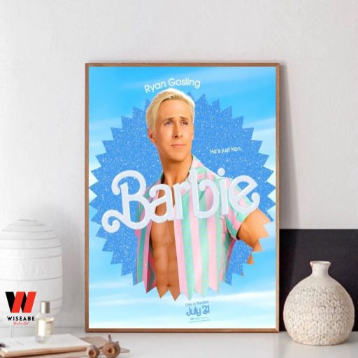 Ryan Gosling Ken Barbie Movie Poster Wall Art