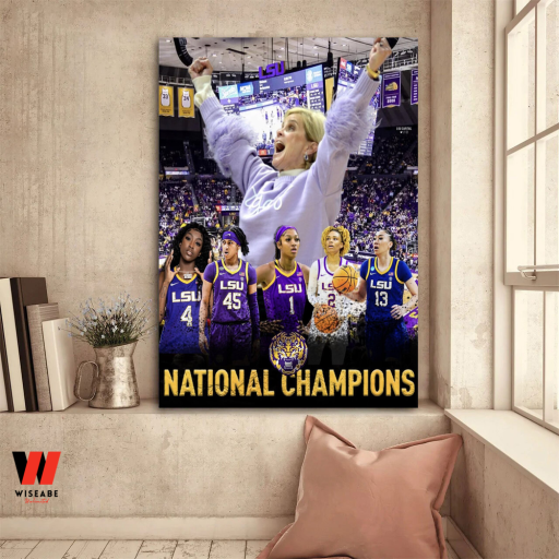 Hot Basketball NCAA Lsu National Championship 2023 Poster