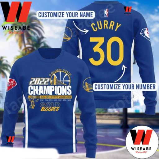 Customized Name Golden State Warriors Championship 2022 Hoodie